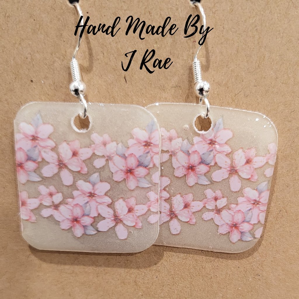 Hand Made By J Rae Floral Earrings. Style E 1051
